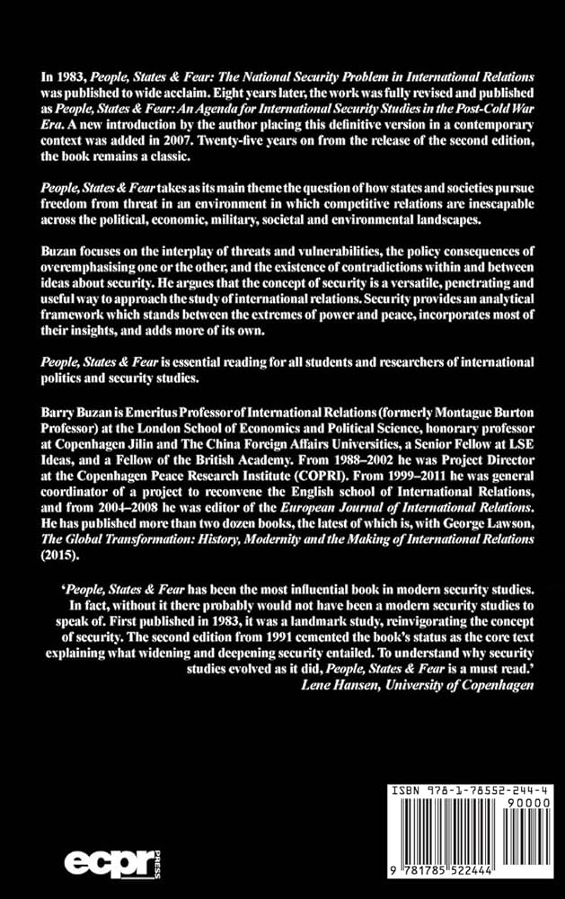 Amazon.com: People, States and Fear: An Agenda for